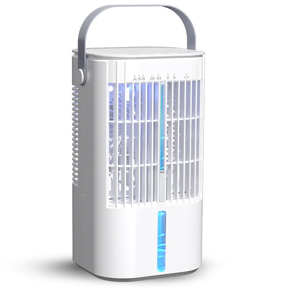 Portable DC Desktop Air Conditioner With 7 Colors LED Lights Mini Air Conditioner Cooling Cooler For Home Use