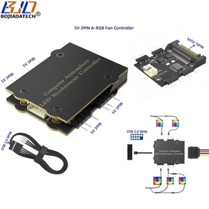 4 X 3PIN 5V ARGB Fan Hub Atmosphere RGB Synchronization LED <strong>Controller</strong> Adapter Board <strong>for</strong> Desktop PC <strong>Computer</strong> Case - Product Image 1