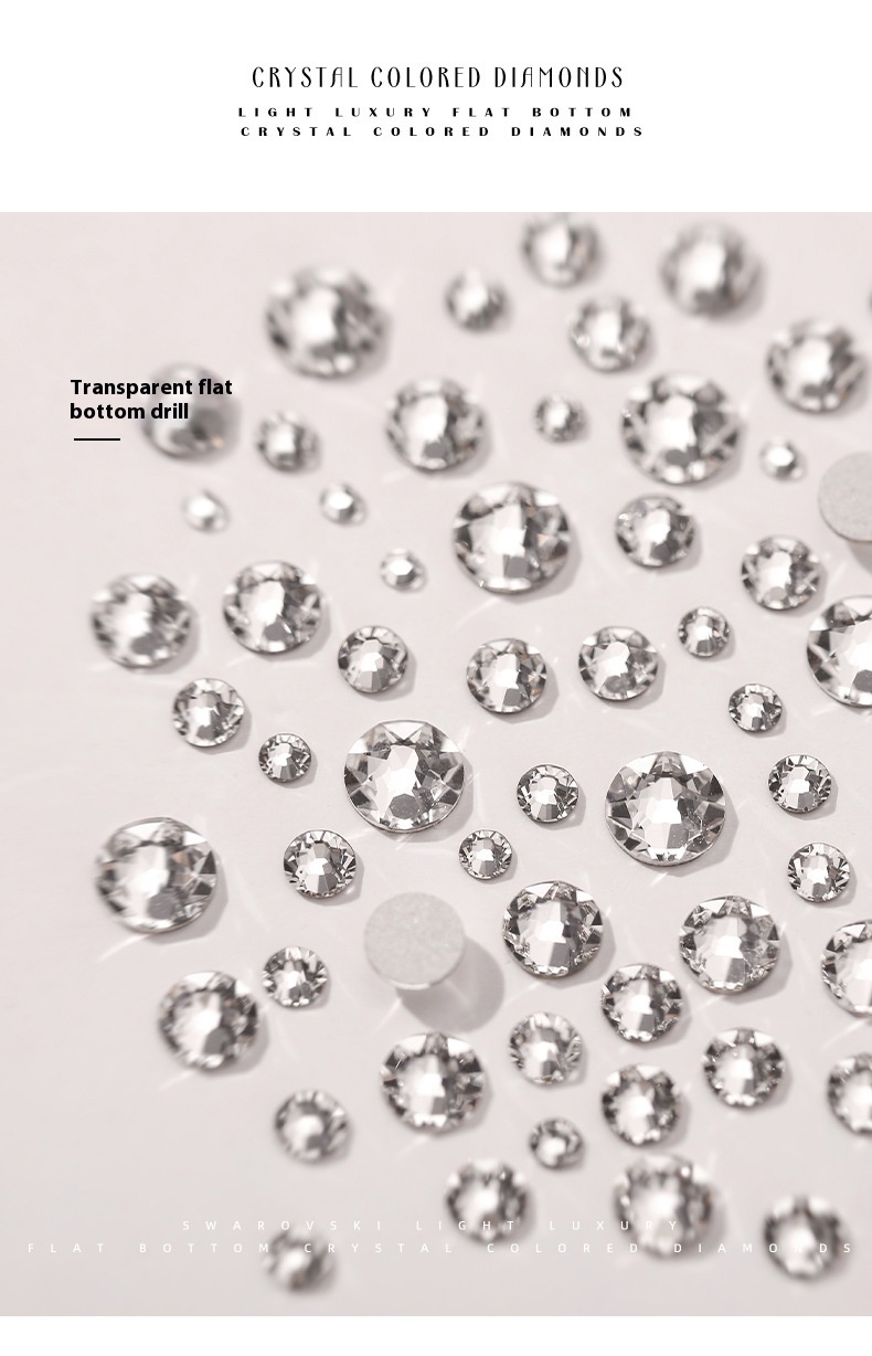 Ss04 1.5 inferiore a strass trasparente-1.6mm