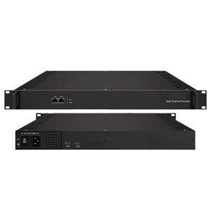 1U 19 inç 2 4 6 8 16 24 HD kanal girişi 4K IP Video kodlayıcı kodlama 1U/MPEG-4/H265 destekler - Product Image 1