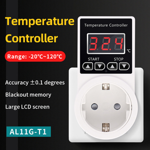 New Arrivals AL11G-T1 <strong>Temperature</strong> Controller <strong>Digital</strong> Thermostat <strong>Output</strong> Jack Control Socket With <strong>Sensor</strong> - Product Image 4