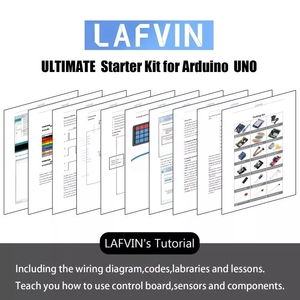 LAFVIN Electronic Components Kompatibel mit dem Arduino-Kit für intelligente Programmierung Arduino Board Arduino Starter Kit