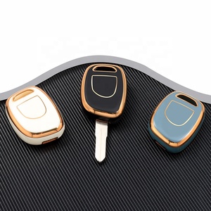 Yeni TPU araba anahtarı durum kapak Renault Twingo Clio Kangoo usta çip kesilmemiş NE73 VAC102 bıçak anahtarsız - Product Image 3
