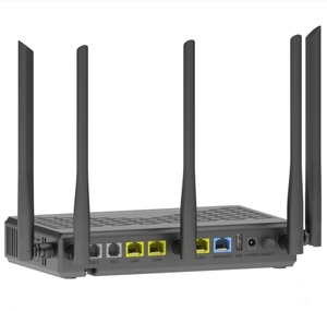 Daha ucuz ONU ONT / GPON /XPON 4FE + 2TEL + 5DBI WIFI fiber optik donatmak wifi yönlendirici