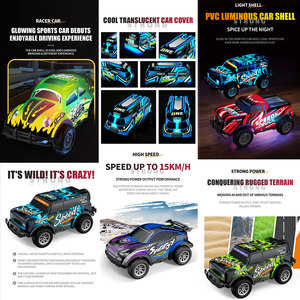 ไฟ LED 4WD 2.4G เรืองแสงในที่มืดรีโมทคอนโทรลของเล่นผู้เชี่ยวชาญระดับ RC รถโลหะพร้อมสาย USB - Product Image 2
