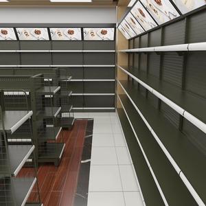 Minimarket negozio di alimentari rack singolo doppio lato multistrato grande capacità combinazione gratuita di snack espositori scaffali