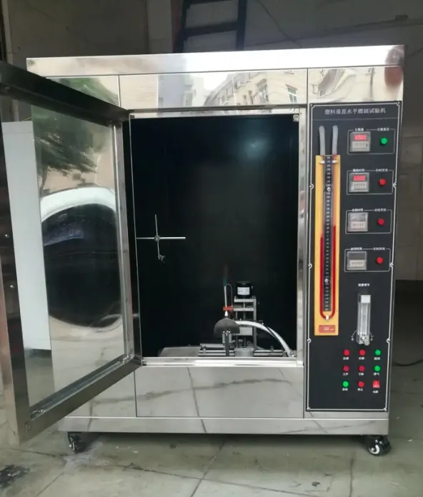 DX8379 Vertical and horizontal combustion testing machines for plastics and plastic components