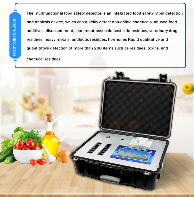 Multi-parameter Food testing equipment Food testing equipment the company