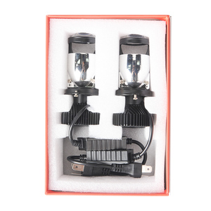 Liwiny led kafa ışık lensi projektör Y6 led iki H4 yüksek düşük işın için evrensel araba far 12v h4 6000k - Product Image 5