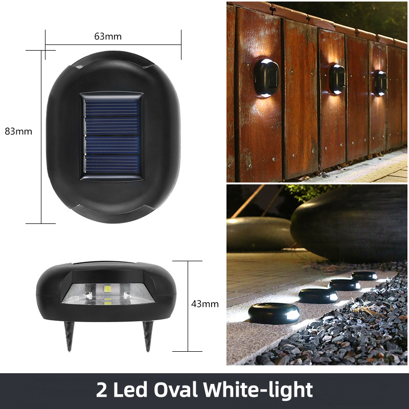 2 Led Oval White-light