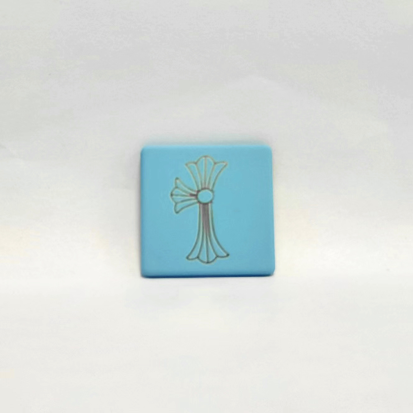 Carré bleu ciel 27MM