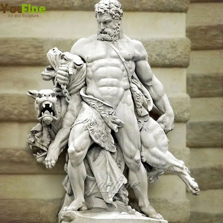 Famosa Romano Statue di Marmo Hercules per la Vendita