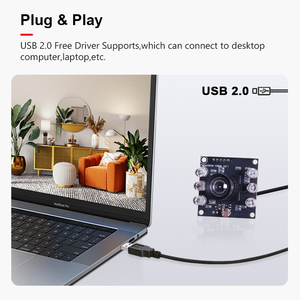 1080P OV2710 4mm 75 grados cámara infrarroja sin distorsión sensor CMOS Plug & Play HD Mini USB módulo de cámara Industrial - Product Image 3
