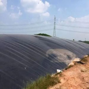 Waterproof <strong>HDPE</strong> Impermeable Membrane 1mm &amp; 2mm Thick Biogas Digester Geomembrane Industrial Design LDPE &amp; LLDPE Material - Product Image 3