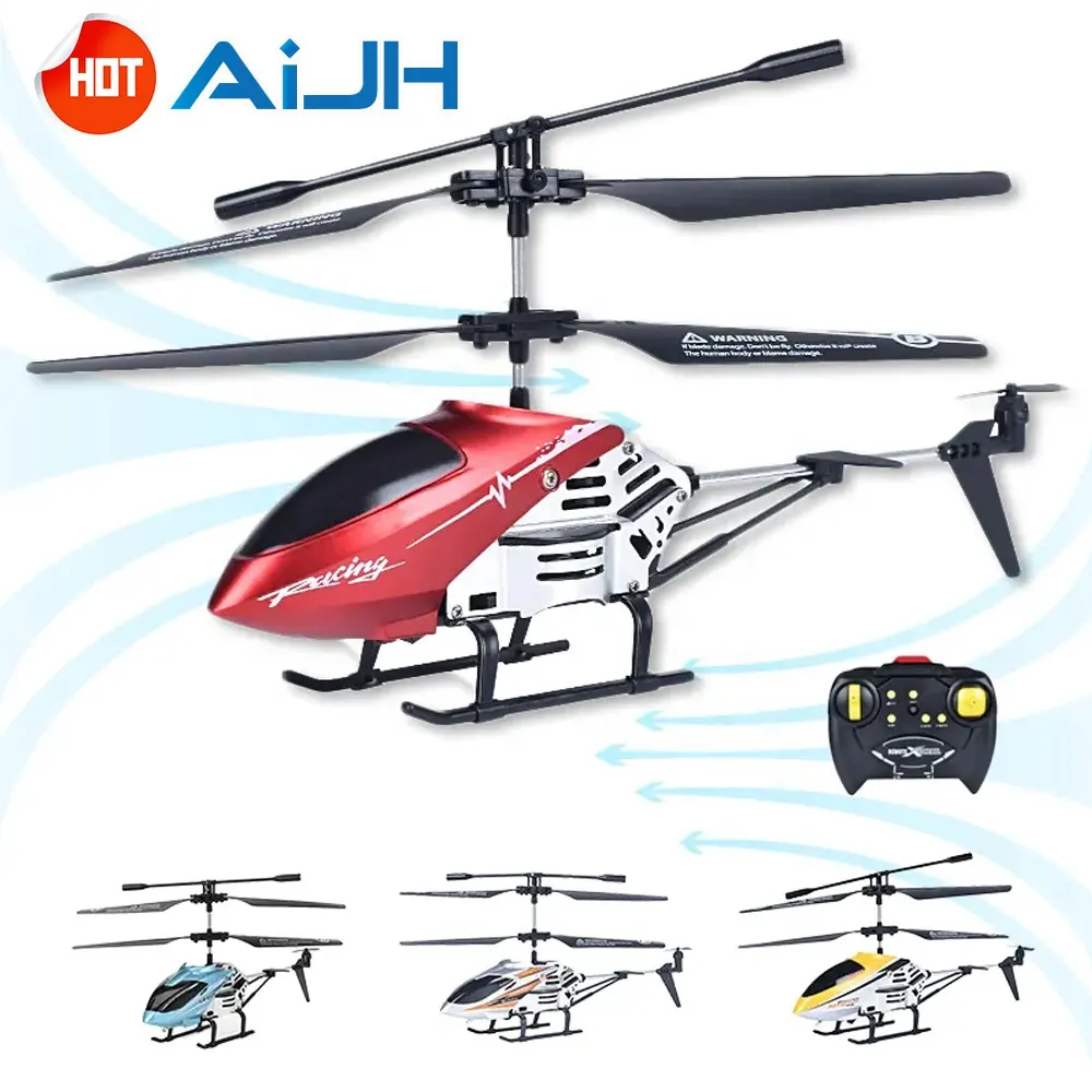 AiJH 3.5ch طائرة هليكوبتر بدون طيار حقيقية راديو طائرة هليكوبتر تحلق بجهاز تحكم عن بعد لعبة هليكوبتر تحكم عن بعد
