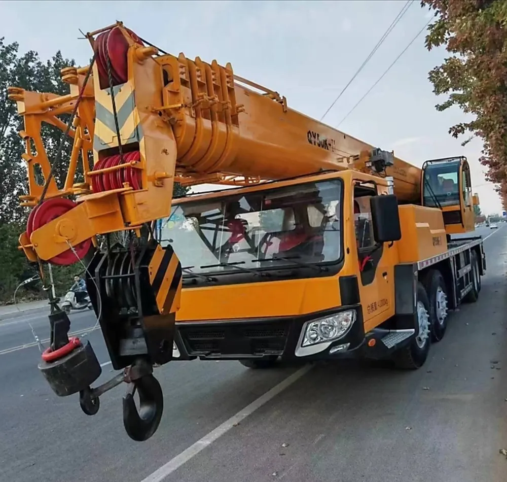 Usato 50 ton camion gru per la vendita usato mobile 50 ton gru fro sale QY50K