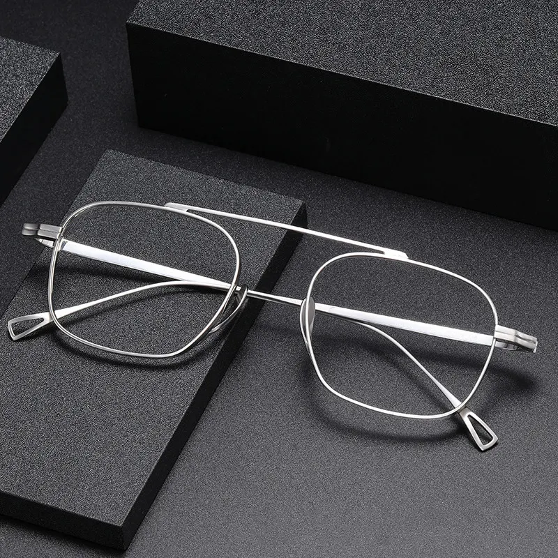 Monturas 드 gafas opticas 2023 프리미엄 경량 티타늄 남성 광학 안경 프레임 사용자 정의