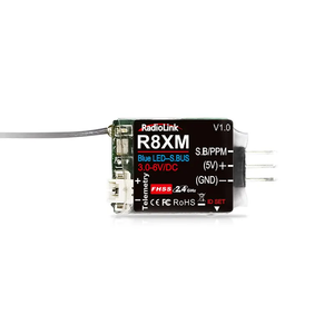 Factory RadioLink R8XM 8CH SBUS&amp;PPM 4KM Range <strong>Mini</strong> Receiver Real-time Built-In Telemetry <strong>Transmitter</strong> for <strong>RC</strong> Controller Drone - Product Image 3