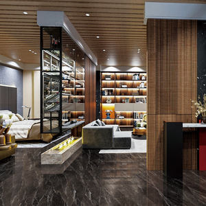 Văn phòng phòng khách sạn phòng khách 750*1500mm sang trọng sàn tường sứ gốm gạch đá cẩm thạch nhìn gạch - Product Image 3