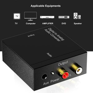 <strong>Digital</strong> to Analog <strong>Audio</strong> Converter - DAC Supports <strong>Digital</strong> SPDIF Optical <strong>Input</strong> to Analog L/R <strong>RCA</strong> <strong>Output</strong> Converter - Product Image 6