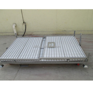 Caja Jaula de malla de alambre Contenedor de almacenamiento de malla de alambre de acero Contenedor de paleta Jaula Almacenamiento Caja de cesta de paleta Contenedor - Product Image 2