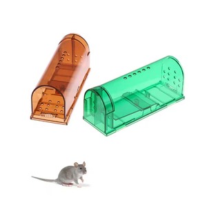 1pc הביתה אוטומטי mousמלכודת עכבר פלסטיק מלכודת עכבר כלוב ללא להרוג חיות מחמד שליטה בכלוב עכברים מכרסם