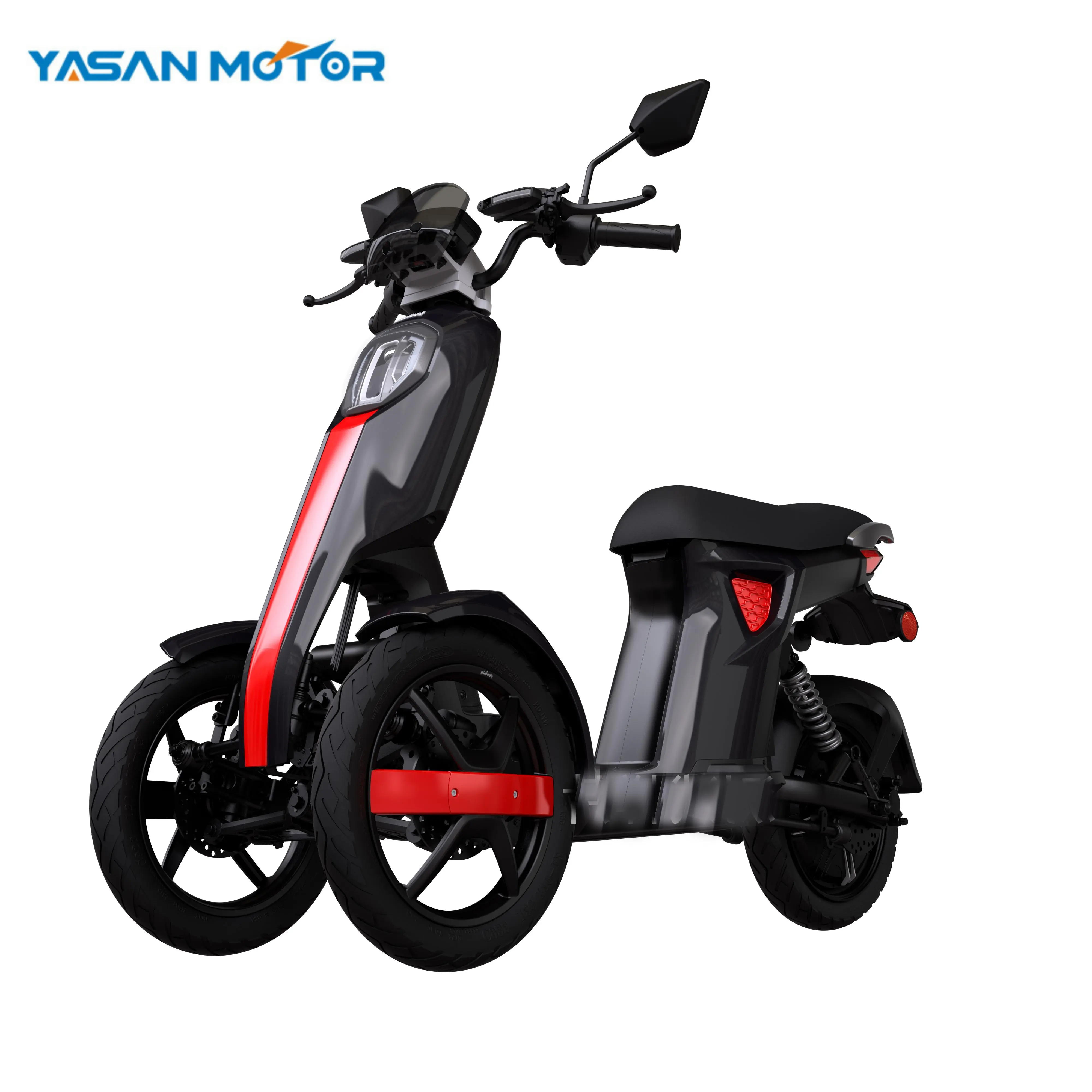 बिग संवर्धन 48V20Ah एलजी लिथियम 1500W बॉश बिजली Trike मोटरसाइकिल तीन पहियों