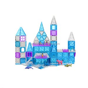 20 Years Factory Customized Popular Toys Magnetic Tiles <strong>Building</strong> <strong>Blocks</strong> for Kids Snow Flake <strong>Pattern</strong>