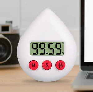 Timer di cottura elettronici con goccia d'acqua magnetica cucina che cucina Timer digitale per il conto alla rovescia LDE sveglia - Product Image 2