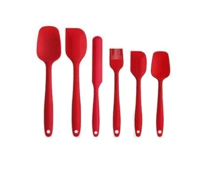 New Factory Directly Wholesale Heat Resistant all color silicone Kitchen spatula the Silicone Baking Spatula For Cooking