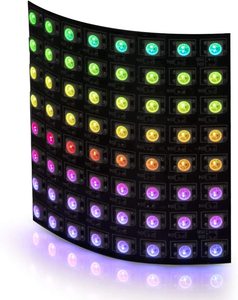 WS2813 Digital Addressable <strong>RGB</strong> Transparent Soft <strong>LED</strong> Screen <strong>Led</strong> <strong>matrix</strong> Panel
