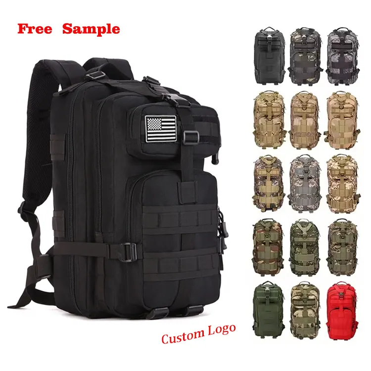 Protector Plus Wholesale 3Day Assault Waterproof Gym Outdoor MOLLE Bug Out Bag Camouflage Camping Hiking 40L Tactical Backpacks