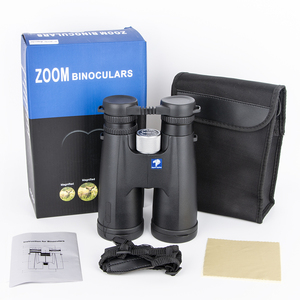 Özelleştirilmiş 10-30x50 yakınlaştırma dürbün teleskop BAK4 Prism çift Zoom yüzükler avcılık kuş gözlemciliği - Product Image 6