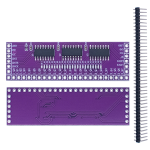 Single chip microcontroller serial to parallel pin IO expansion <strong>module</strong> 74HC595 <strong>output</strong> port expansion 3 to 24 pin LED <strong>control</strong>