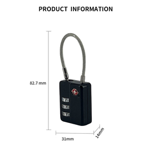 Çin'de seyahat amerika asma kilit üreticisi için toptan Tsa anahtar şifreli kilit - Product Image 3