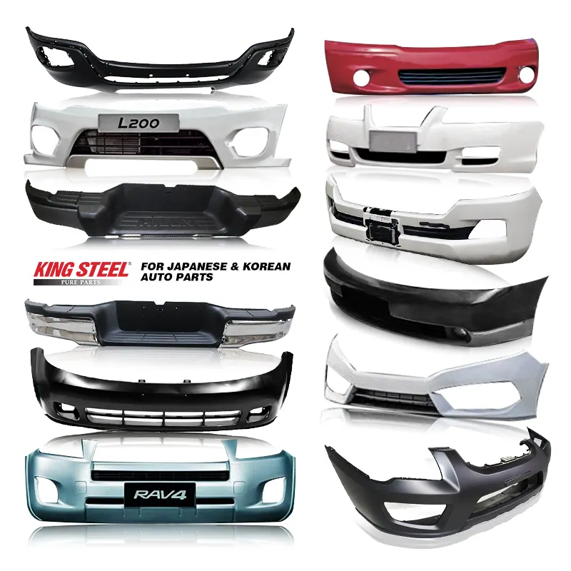 King Steel กันชนหน้าหลังรถยนต์ญี่ปุ่น,กันชนหน้าสำหรับ TOYOTA HILUX HIACE COROLLA LAND CRUISER PRADO HYUNDAI