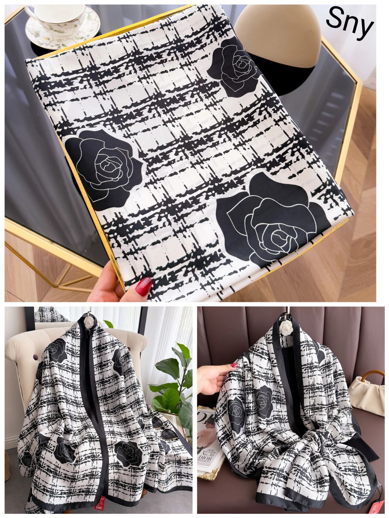 Sr-rose parfumée-90180cm