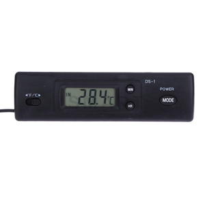 Termómetro DS-1 para coche, pantalla LCD C/F, controlador de Sensor de temperatura, termostato interior y exterior con sonda - Product Image 2