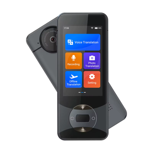 タッチスクリーン付きW10オーディオ言語翻訳者インスタント双方向音声スマート翻訳者 - Product Image 1