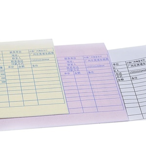 Papel A4 plano sin carbón de 4 enlaces, 1000 páginas con varios colores y múltiples facturas para imprimir papel de impresión de ordenador de 210*297mm
