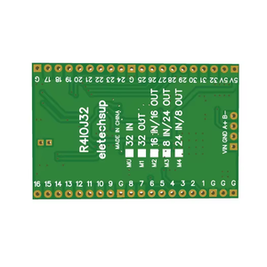 DC 5V 12V 24V 32CH RS485 2.54毫米引脚核心板Modbus Rtu输入输出控制PLC HMI远程IO扩展板R4IOJ32 - Product Image 4