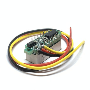 0.28 "üç satır Mini dijital LED kırmızı renk voltmetre ekran üç haneli 0.28 inç 0-100V gerilim metre - Product Image 3