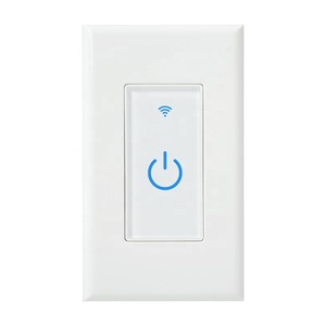 Interruptor de luz WiFi táctil inteligente IOT con temporizador incorporado, interruptor inteligente WiFi inteligente, interruptor de botón físico inteligente domoticainteligente - Product Image 1