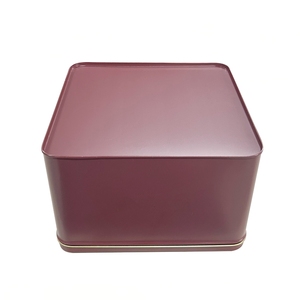 定制印刷升华空白金属锡盒方形食品级空锡罐制造商 - Product Image 5