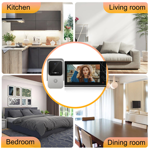 Sistema de intercomunicación Digital de alta calidad, timbre de puerta inteligente RJ45 TCP, impermeable, vídeo de casa, teléfono, cámara de timbre para Villa - Product Image 5