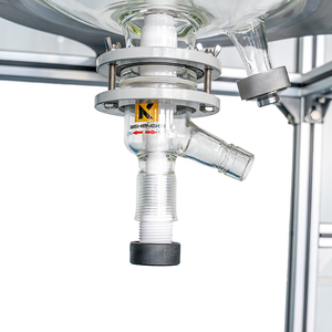 Tek katmanlı cam ile aikarıştırma ekipmanları uzun borosilikat cam fiş akış reaktörü tasarım reaksiyon su ısıtıcısı 3.3 200 - Product Image 2