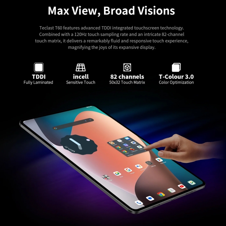 Teclast T60 4G LTE Tablet PC - 12 Inch Android Dual SIM