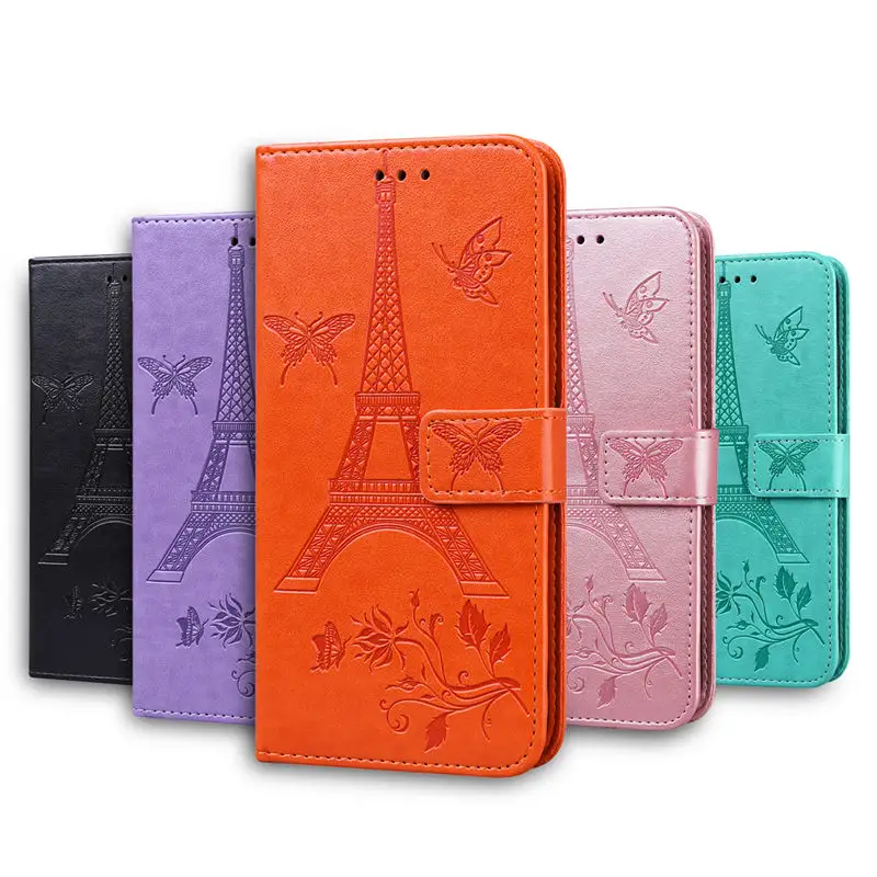 Resistente a los arañazos de la cubierta de cuero de la PU + TPU de la carpeta del teléfono caso de HUAWEI Ascend P9/G9/P10 Lite /P20/P20 Pro/P30 Pro/P40