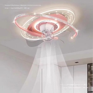 Modern projetado silencioso inteligente LED ventilador de freqüência variável controle remoto balançando a cabeça para o quarto das crianças para uso doméstico