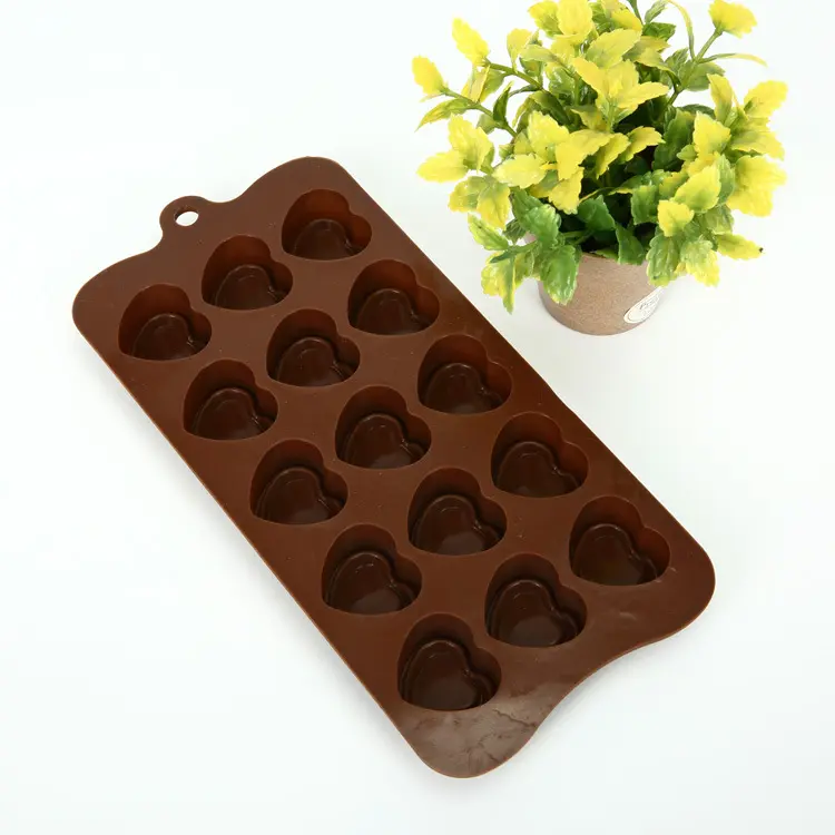 Herramienta de cocina de silicona, molde de Chocolate de grado alimenticio, 100%
